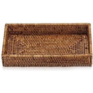 Opbergmand Decor Walther Basket Rechthoek Rattan Donker 16 cm