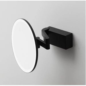 Make-up spiegel Decor Walther VISION R Wall Mounted Black Matt