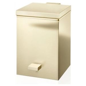 Prullenbak Decor Walther Cube TE 75 Softclose Pedal Bin Gold Matt