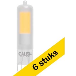 6x Calex G9 LED capsule | COB | Mat | 3000K | 2W (21W)