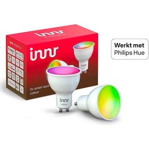 Innr Smart spot GU10 | Colour | 350 lumen | Zigbee | 6W | 2 stuks