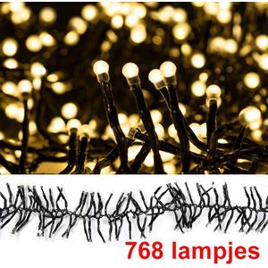 Clusterverlichting 8,5 meter | warm wit | 768 lampjes