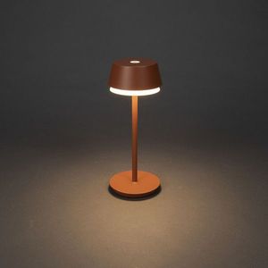 Konstsmide oplaadbare tafellamp | Lyon | 2700-4000K | IP54 | 2.5W | Teracotta