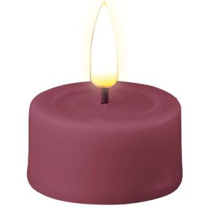 Deluxe HomeartDeluxe Homeart Led Kaars Magenta Real Flame Tealight 4,1 x 1,5 cm