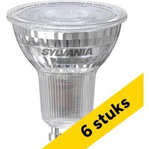 6x Sylvania GU10 LED spot | 6500K | Dimbaar | 6W (80W)