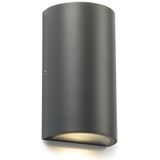 Wandlamp buiten GU10 | Up & Down | Fresno | IP54 | Grijs