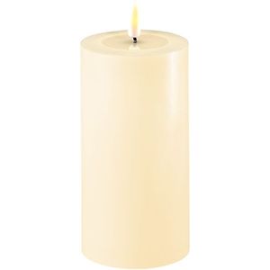 Luxe LED kaars -Crème LED Candle 7,5 x 15 cm - net een echte kaars! Deluxe Homeart