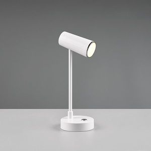 Oplaadbare tafellamp | Lenny | 3000-4000-6000K | IP20 | 2.5W | Wit | Trio Lighting