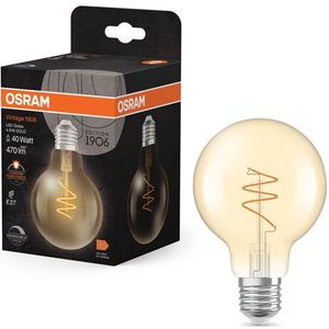 Osram LED lamp E27 | Globe G80 | Goud | Filament | 2200K | Dimbaar | 4.9W (40W)