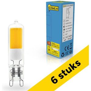 123led - G9 LED Capsule - Helder - 2200K - 6 Stuks - 2.2W (25W)