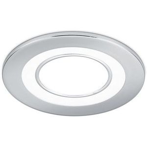 Trio Core led inbouw downlighter Ø 8 cm rond chroom 5W