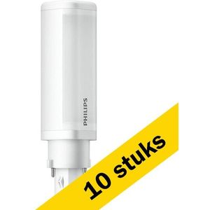 10x Philips LED PL-C | G24d-1 | 3000K | 600 lumen | 5.9W (13W)