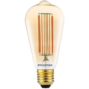 Sylvania LED lamp E27 | Edison ST64 | Vintage | Goud | 2000K | Dimbaar | 7W (50W)