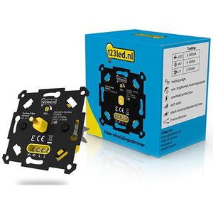 Led dimmer inbouw 0-100W | Fase afsnijding (RC) | 123led huismerk
