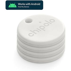Chipolo ONE Point - Bluetooth Tracker - 4 Pack - Wit