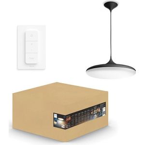 Philips Hue Cher Hanglamp | Zwart | White Ambiance | incl. dimmer switch