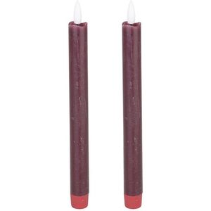 Eglo - Antanabe - Led Dinerkaars - Rood - 2 stuks - 24,5 cm hoog