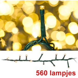 Micro-cluster led kerstverlichting 560 lampjes 11 meter warm wit