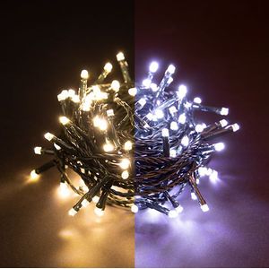 Kerstverlichting 12 meter | koud wit & warm wit | 120 lampjes