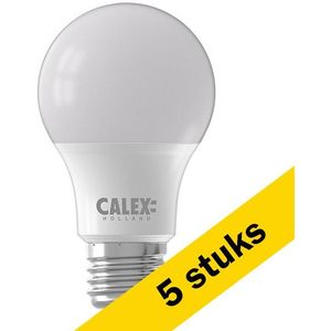 5x Calex LED lamp E27 | Peer A60 | Mat | 2700K | 4.9W (40W)