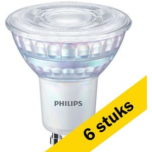 6x Philips GU10 LED spot | 3000K | Dimbaar | 3W (35W)