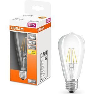 Osram LED lamp E27 | Edison ST64 | Filament | Helder | 2700K | 4W (40W)