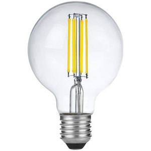 123led LED lamp E27 | Globe G80 | Filament | Helder | 2500K | Dimbaar | 6W (45W)