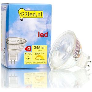 123led GU5.3 LED spot | Sfeerdim | 1800-2700K | Dimbaar | 5.2W (35W)