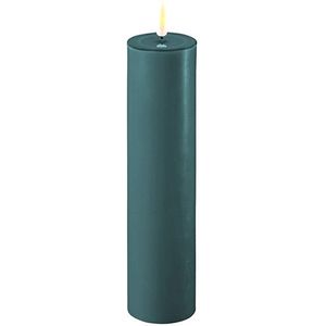 Luxe LED kaars - Jade Groen LED Candle 5 x 20 cm - net een echte kaars! Deluxe Homeart