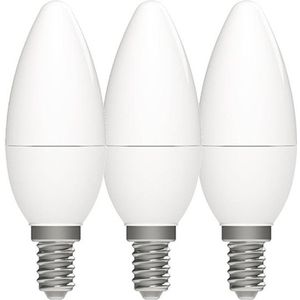 123led LED lamp E14 | Kaars C35 | Mat | 5.5W (40W) | 3 stuks