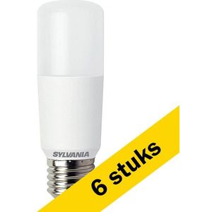 6x Sylvania LED lamp E27 | Buis | Mat | 4000K | 8W (60W)