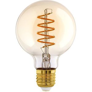 Eglo LED lamp E27 | Globe G95 | Filament | Goud | 2000K | Dimbaar | 4W