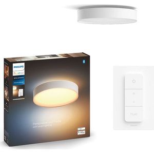 Philips Hue Enrave Plafondlamp | Wit | 38 cm | White Ambiance | incl. dimmer switch