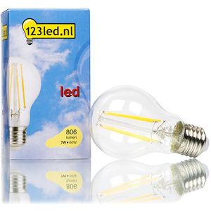 123led E27 filament led-lamp peer dimbaar 7W (60W)