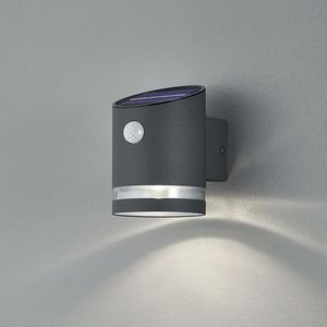Solar wandlamp met sensor | Salta | Antraciet | 3000K | 3W | Trio
