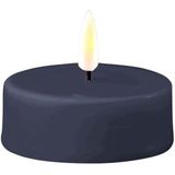 Luxe LED kaars -  Royal blauwLED Candle 6.1 x 5.5 cm - net een echte kaars! Deluxe Homeart