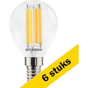 6x Sylvania LED lamp E14 | Kogel G45 | Filament | 2700K | 6W (60W)