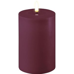 Led kaars 10 x 15  cm | Violet | 3D vlam | Deluxe HomeArt