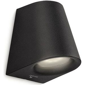 Philips MyGarden wandlamp | Virga | 2700K | IP44 | 3W | Zwart