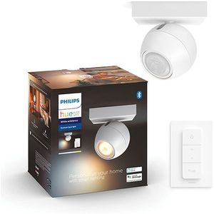 Philips Hue Buckram Opbouwspot - White Ambiance - GU10 - Wit - 5,5W - Bluetooth
