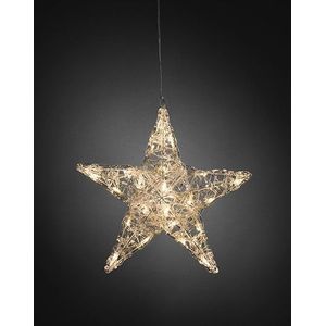 Kerstster met verlichting | 24 lampjes | Ø 32 cm | Konstsmide