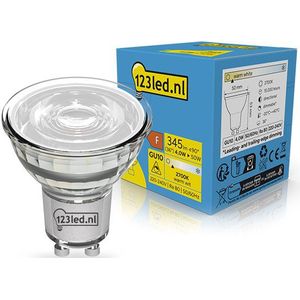 123led - GU10 - LED Spot - Dimbaar - 2700K - 4W (50W)
