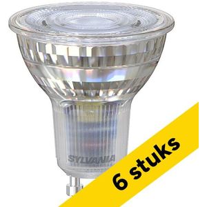 6x Sylvania GU10 LED spot | 3000K | Dimbaar | 2W (50W)