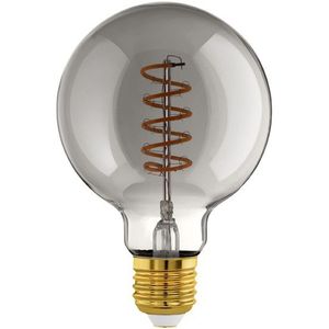 Eglo LED lamp E27 | Globe G95 | Filament | Smoky | 2000K | Dimbaar | 4W (11W)
