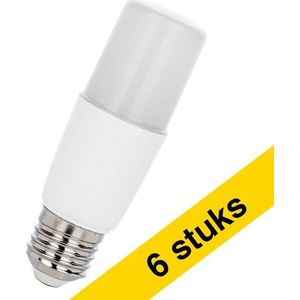 6x Bailey LED lamp E27 | Buislamp T37 | 4000K | Mat | 9W (61W)