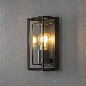 Wandlamp buiten | E27 | Brindisi | IP44 | Zwart | Konstsmide
