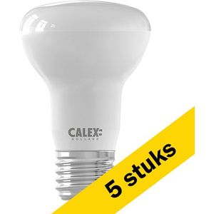 5x Calex LED lamp E27 | Reflector R63 | Mat | 2700K | Dimbaar | 5.4W (60W)