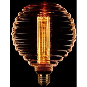 123led LED lamp E27 | Globe G120 | Kooldraadlamp 33S | Goud | 1800K | 5W