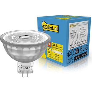 123led GU5.3 LED spot | MR16 | 2700K | Dimbaar | 4.4W (35W)