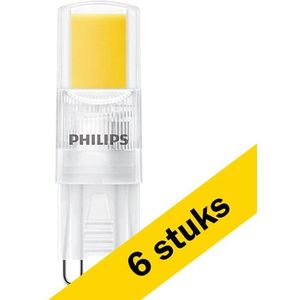 6x Philips G9 LED capsule | COB | Helder | 3000K | 2W (25W)